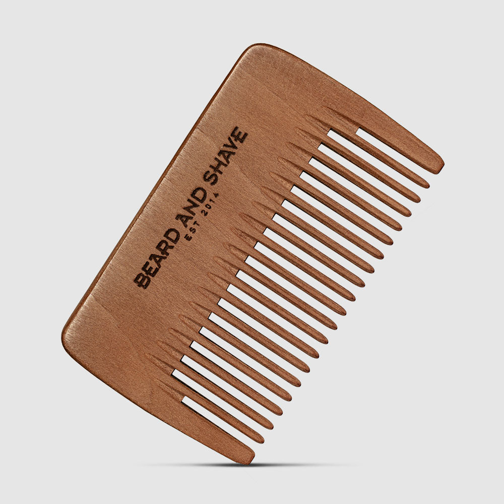 Eine große Auswahl an Artikeln Bartkamm mittel, Elsbeeren-Holz – Beard and Shave