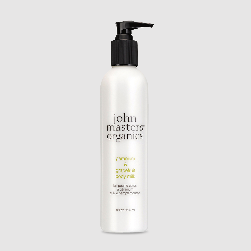 John Masters Organics Body Milk Geranium Grape Fruit