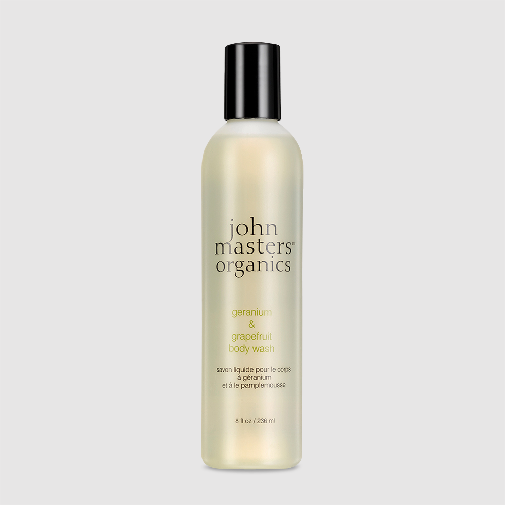 John Masters Organics Body Wash Geranium Grape Fruit